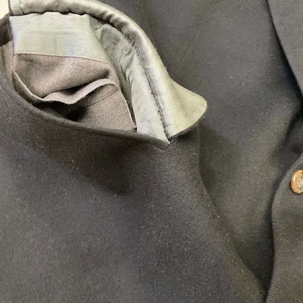 Vintage  Lord & Taylor Men’s  44L 100% Cashmere Blazer Jacket only Black